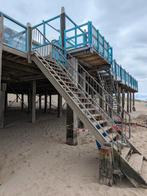 Stalen trap 17 treden. 4,60m met leuning, Doe-het-zelf en Verbouw, Ladders en Trappen, Ophalen, Gebruikt, Trap, 4 meter of meer