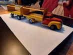 Tekno Denmark, Vrachtwagen met aanhanger, Hobby en Vrije tijd, Modelauto's | 1:43, Overige merken, Ophalen of Verzenden, Bus of Vrachtwagen