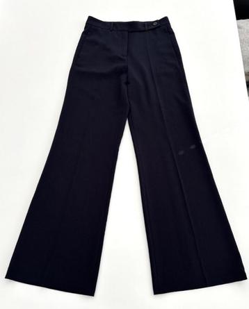 IN NIEUWSTAAT! Zenggi Japanese Crepe broek pantalon blauw S beschikbaar voor biedingen