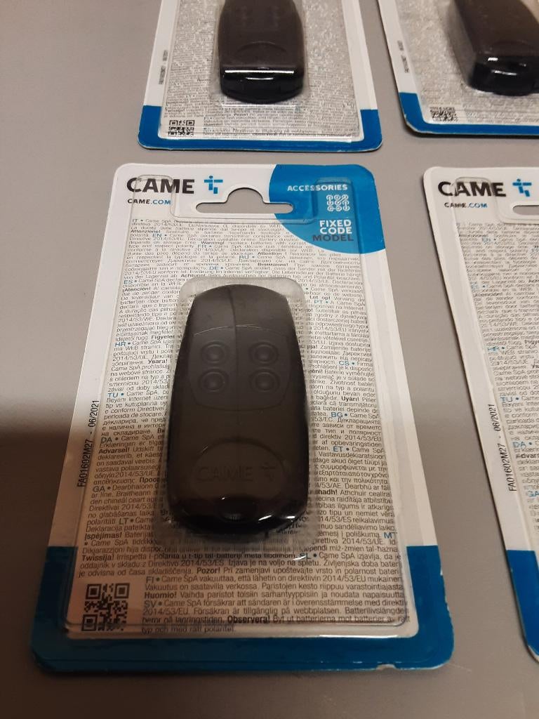 CAME TOP-434EE Handzenders voor garage deur , poort. 9 stuks, Kunststof, Minder dan 200 cm, Ophalen of Verzenden, CAME