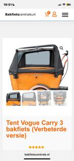 Vogue carry 3 bakfiets tent/huif, Ophalen of Verzenden, Zo goed als nieuw, 4 kinderen of meer, Huif