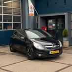 Opel Corsa D 1.2 2008 Nwe koppeling+ketting | CarPlay,Cruise, Stof, 40 €/maand, Zwart, 4 cilinders