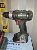Metabo klopboormachine met 2 accu's, laadstation en bitsets, Doe-het-zelf en Verbouw, Gereedschap | Boormachines, Ophalen of Verzenden