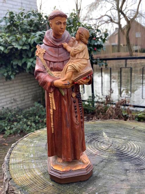 Mooi heiligenbeeld St Anthonius ❤️ van St Jos Venlo, Antiek en Kunst, Antiek | Religie, Ophalen of Verzenden