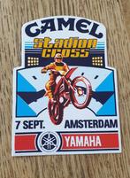 Sticker CAMEL Stadion cross motor 7sept Amsterdam Yamaha, Ophalen of Verzenden, Zo goed als nieuw, Sport