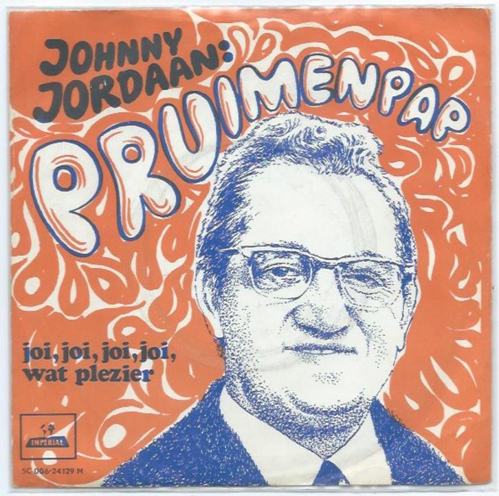 Johnny Jordaan- Pruimenpap, Cd's en Dvd's, Vinyl | Nederlandstalig, Gebruikt, Levenslied of Smartlap, Overige formaten, Verzenden