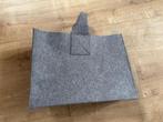 Grijze vilten tas / mand, Overige materialen, 50 tot 100 cm, Ophalen of Verzenden, Zo goed als nieuw
