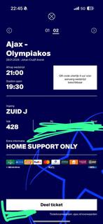 Ajax - Olympiacos, Eén persoon