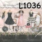 Servetten decoupage/bullet journal * paspoppen L1036, Hobby en Vrije tijd, Knutselen, Verzenden, Nieuw, Materiaal
