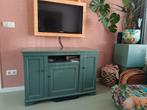 Groene TV Kast, Gebruikt, 100 tot 150 cm, Ophalen of Verzenden, Landelijk