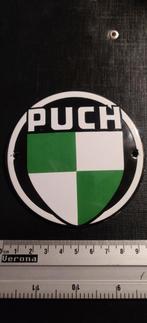 Puch brommer emaille reclamebord, Ophalen of Verzenden, Zo goed als nieuw