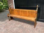Oude kerkbank 210 cm, Antiek en Kunst, Antiek | Meubels | Stoelen en Banken, Ophalen