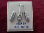 MASSIEF HANDGEMAAKTE OORBELLEN + HANGER +HANG OORBELLEN € 12, Nieuw, Ophalen of Verzenden, Knopjes of Stekers, Zilver