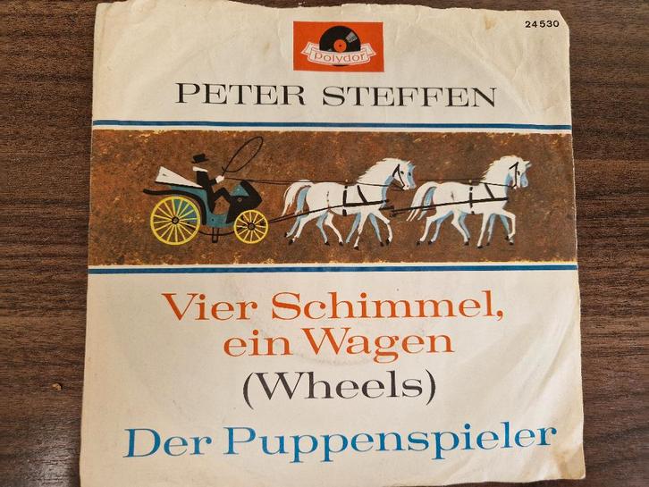 Peter Steffen – Vier Schimmel, Ein Wagen, Cd's en Dvd's, Vinyl Singles, Zo goed als nieuw, Single, Overige genres, 7 inch, Ophalen of Verzenden
