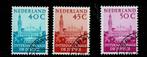 Nederland NVPH D41-43 gestempeld, Postzegels en Munten, Postzegels | Nederland, Verzenden, Na 1940, Gestempeld