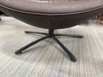 Nieuwstaat Label van den Berg Hidde Soft Draai fauteuil Leer, Huis en Inrichting, Fauteuils, Label van den berg, Leer, Ophalen of Verzenden