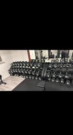 Dumbell rek deluxe Muscle power zgan voor 10 sets, Ophalen, Zo goed als nieuw