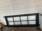 Industriële schuifdeur met glas en compleet beslag, Doe-het-zelf en Verbouw, Deuren en Horren, Ophalen, Gebruikt, 80 tot 100 cm