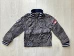 Mitch Tussenjas Jas Herfstjas Pilot Jack Grijs Bruin Mt. 110, Ophalen of Verzenden, Zo goed als nieuw, Jas, Jongen