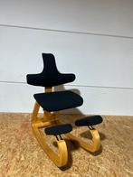 Stokke varier thatsit knie stoel zwart, Ophalen of Verzenden, Zo goed als nieuw, Zwart, Bureaustoel