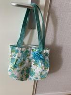 Vintage origineel zeventiger jaren tas met mooie bloem decor, Ophalen of Verzenden, Zo goed als nieuw, Overige kleuren, Handtas
