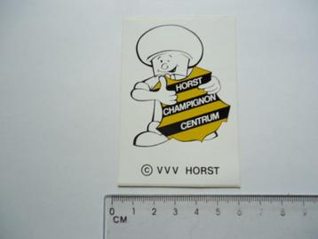 sticker oud HORST VVV Champignon centrum strip smile retro beschikbaar voor biedingen