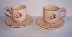 2 vintage koffiekopjes met schotel. Disney Paris Resort.Izgs, Ophalen of Verzenden, Zo goed als nieuw, Gebruiksvoorwerp