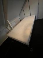 Zwart bed incl spiraalbodem van Auping en Tempur matras, Ophalen, Gebruikt, 90 cm, Eenpersoons