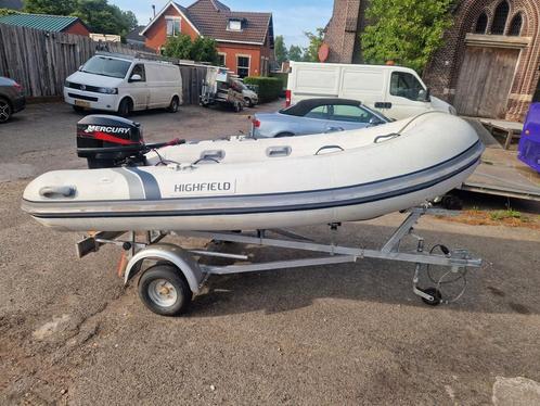 Highfield 310 incl 25pk en trailer, Watersport en Boten, Rubberboten, Zo goed als nieuw, Overige merken, Overige materialen, Minder dan 70 pk