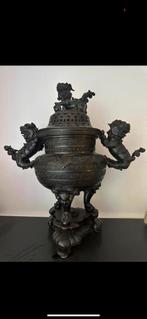 Antieke Chinese bronzen wierookbrander, Antiek en Kunst, Antiek | Koper en Brons, Ophalen of Verzenden