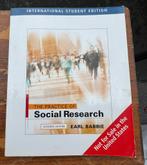 The practice of social research - eark babbie, Ophalen of Verzenden, Zo goed als nieuw