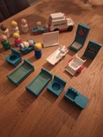 Vintage fisher price ziekenhuis onderdelen, Verzamelen, Poppenhuizen en Toebehoren, Ophalen of Verzenden, Poppenhuis