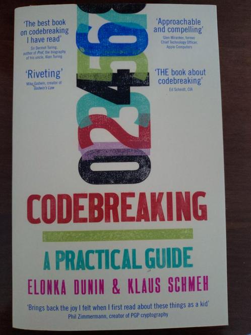 Codebreaking: Praktische Gids voor Codekrakers, Boeken, Informatica en Computer, Gelezen, Overige onderwerpen, Ophalen of Verzenden