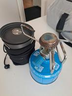 Compacte gasbrander met pannenset, Ophalen, Gebruikt