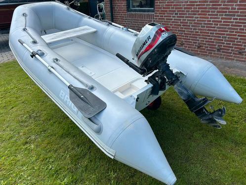 Rib Brig 310 met 6 pk 4takt polyester bodem, Watersport en Boten, Rubberboten, Gebruikt, Overige merken, Overige materialen, Minder dan 70 pk