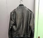 Merk leren jas, Ophalen, Neil barrett, Maat 48/50 (M), Zwart