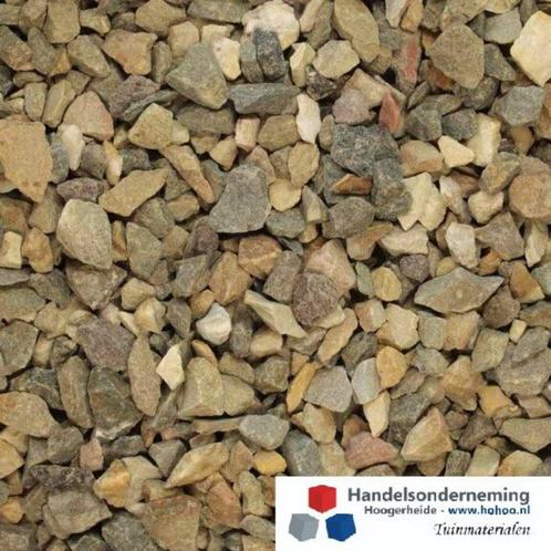 Japanse split gebroken grindsoort bonte kleuren oprit border, Tuin en Terras, Grind, Keien en Split, Nieuw, Split, Multi, Overige materialen