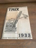TRIX Bouwdoos Handleiding 1933, Antiek en Kunst, Verzenden