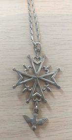 Ketting zilver met hanger, Antiek en Kunst, Ophalen of Verzenden, Zilver