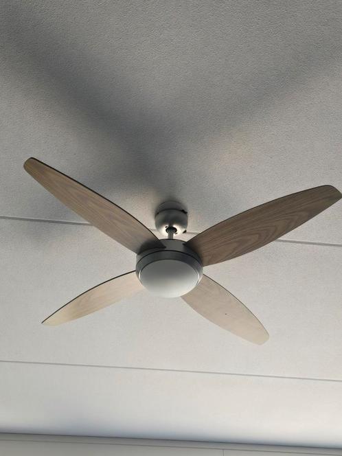 Plafonneire, plafondventilator, Witgoed en Apparatuur, Ventilatoren, Zo goed als nieuw, Plafondventilator, Ophalen