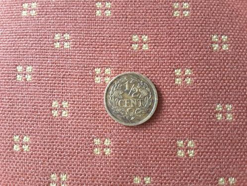 j 1/2 halve cent 1922., Postzegels en Munten, Munten | Nederland, Losse munt, Overige waardes, Koningin Wilhelmina, Verzenden