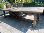 Tuintafel lungo van karwei. 3 meter lange tafel., Tuin en Terras, Tuintafels, Ophalen of Verzenden, Gebruikt, Rechthoekig, Hout