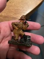 Belgische soldaat met veldtelefoon, Antiek en Kunst, Ophalen of Verzenden