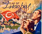 Plattegrond - ISTANBUL, TURKYE, ca 1958, Boeken, Gelezen, Verzenden, Europa Overig, Landkaart