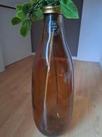 Glazen Fles - Recycled Glass (als nieuw), Huis en Inrichting, Woonaccessoires | Vazen, Overige kleuren, Ophalen of Verzenden, Minder dan 50 cm