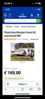 Zonnenscherm camper caravan sunblocker xxl, Caravans en Kamperen, Ophalen of Verzenden, Zo goed als nieuw