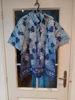 Carnaval blouse hawaii blauw- Maat XL, Maat 56/58 (XL), Ophalen of Verzenden, Zo goed als nieuw, Kleding