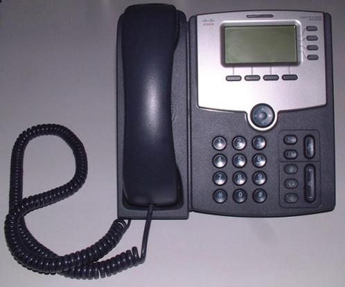 Telefoon Cisco SPA504G VoIP- Met Adapter, Telecommunicatie, Datacommunicatie en VoIP, Zo goed als nieuw, Telefoon, Ophalen of Verzenden