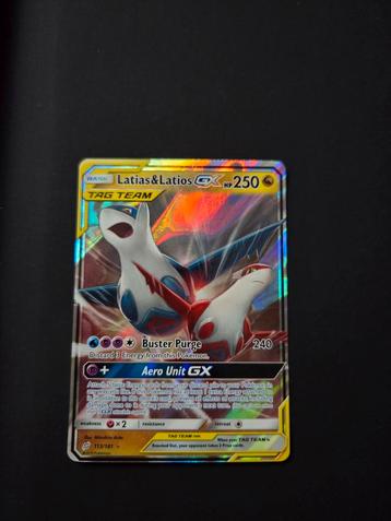 Latias & Latios GX 113/181 Pokemon Team Up excellent beschikbaar voor biedingen