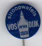 Speldje VOS EN VAN DIJK SIROOPWAFELS GOUDA (A8)  KIJK OOK EE, Verzenden, Gebruikt, Overige onderwerpen